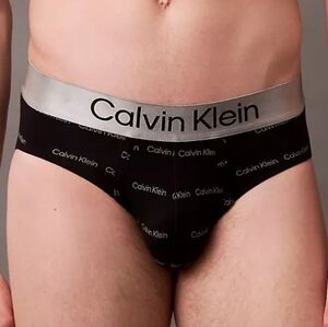 Calvin Klein Men's Brushed Microfiber Stretch Hip Brief Underwear New Large